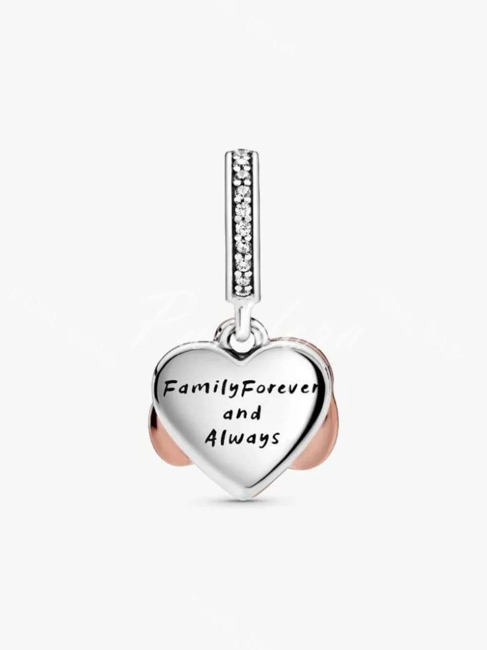 Pandora Sparkling Infinity Heart Dangle Charm